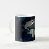 Metallerdkugel Kaffeetasse (Vorderseite Links)