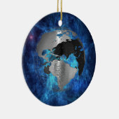 Metallerdkugel Keramikornament (Rechts)