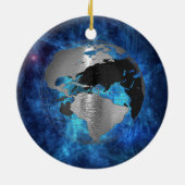 Metallerdkugel Keramikornament (Hinten)