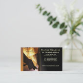 Metallfab-Visitenkarte Visitenkarte (Stehend Vorderseite)