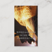 Metallfab-Visitenkarte Visitenkarte (Rückseite)