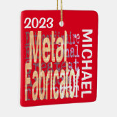 Metallfabrikator Extraordinaire CUSTOM Keramikornament (Rechts)