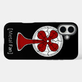 Metallfan Case-Mate iPhone Hülle (Rückseite (Horizontal))