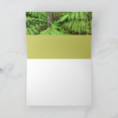 Metallfarn-Ball in der Luft-Gruß-Karte Karte (Innenseite)