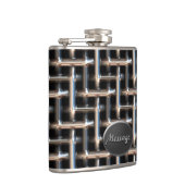 Metallfaser 2 mit Wrap Flachmann (Rechts)