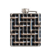 Metallfaser 2 mit Wrap Flachmann (Rückseite)