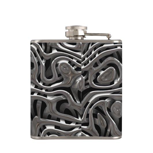 Metallfaser 4 umhüllt flachmann (Rückseite)