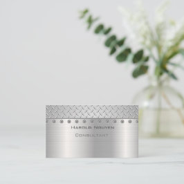 Metallfaser, rostfreier Stahl Visitenkarte