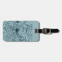 Metallfern, Silberfronten, NZ, benutzerdefinierter Gepäckanhänger