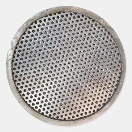 Metallfettfilter Runder Aufkleber (Vorderseite)