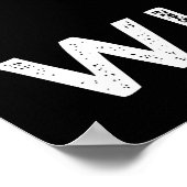 Metallflüster. Funny Blacksmithing Metalworking Poster (Ecke)