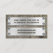 Metallformschweißarbeiten Visitenkarte (Rückseite)