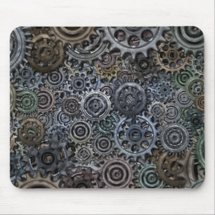 Metallgang-Entwurf Mousepad