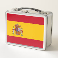 Metallgehäuse mit spanischer Flagge