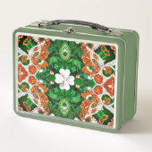 Metallgehäuse ohne Lunchbox mit irischen Farben (Vorderseite)
