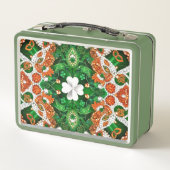 Metallgehäuse ohne Lunchbox mit irischen Farben (Rückseite)