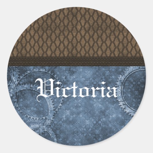 Metallgehäuse Runder Aufkleber (Vorderseite)