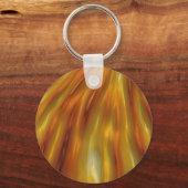 Metallgelbe Körnerwellen Schlüsselanhänger (Vorderseite)