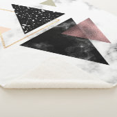 Metallgeometrischer Marmorierungentwurf Sherpadecke (3/4)