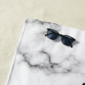 Metallgeometrischer Marmorierungentwurf Strandtuch (Beispiel)