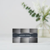 Metallgepanzerte Industriekonstruktion Visitenkarte (Stehend Vorderseite)