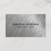 Metallgeputzte Industrie Visitenkarte (Vorderseite)