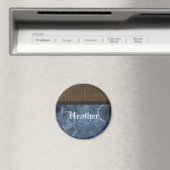 Metallgestänge Steampunk Magnet, blau Magnet (In Situ (Geschirrspüler))