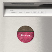 Metallgestänge Steampunk Magnet, rosa Magnet (In Situ (Geschirrspüler))