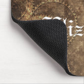 Metallgestänge Steampunk Mousepad, braun Mousepad (Ecke)