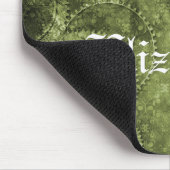 Metallgestänge Steampunk Mousepad, grün Mousepad (Ecke)