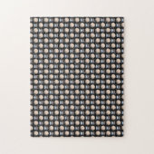 Metallgestelle auf Leder mit Holes Jigsaw Puzzle (Vertikal)
