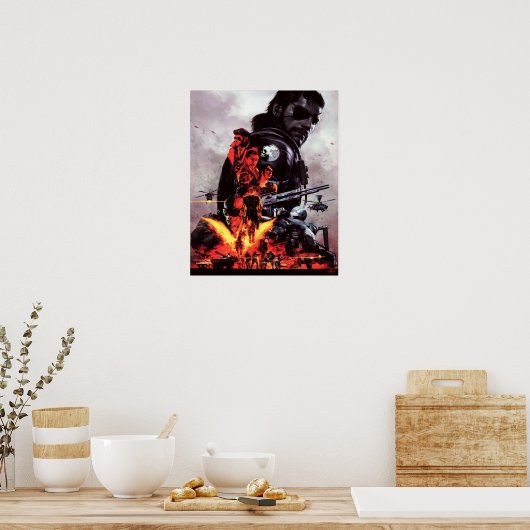 Metallgetriebe fest / Phantom-Schmerz Poster (Küche)