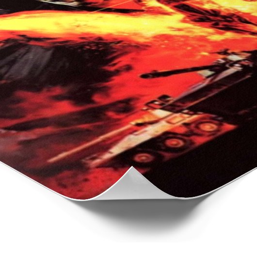 Metallgetriebe fest / Phantom-Schmerz Poster (Ecke)