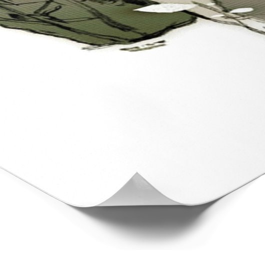 Metallgetriebe Solid 3 Schlange und der Boss Poster (Ecke)