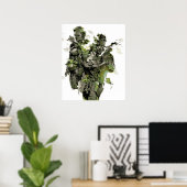 Metallgetriebe Solid 3 Schlange und der Boss Poster (Heimbüro)