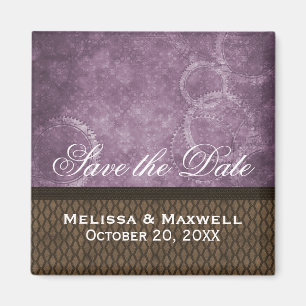 Metallgetriebe speichern das Datumsfenster, Lila Magnet