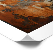 Metallgewebe aus rostfreiem Stahl Poster (Ecke)