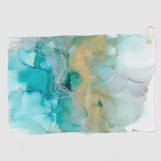 Metallgewebe Golfhandtuch (Horizontal)