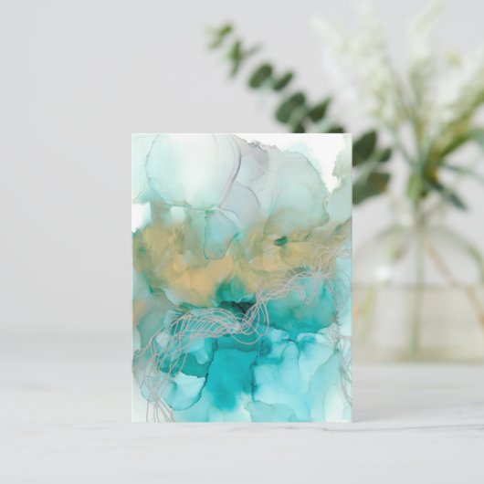 Metallgewebe Postkarte (Stehend Vorderseite)