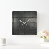 Metallgewebe-Uhr Quadratische Wanduhr (Zuhause)