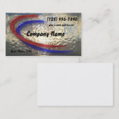 Metallgewebe Visitenkarte (Vorne/Hinten)