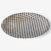 METALLgitter Pappteller (Schrägansicht)