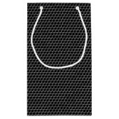 Metallgitterfeld - Hintergrund Kleine Geschenktüte (Rückseite)