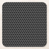 Metallgitterfeld - Hintergrund Rechteckiger Pappuntersetzer (Vorderseite)