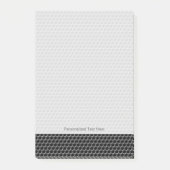 Metallgittermuster - Hintergrund Post-it Klebezettel (Vorderseite)