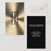 Metallgoldbearbeitung Visitenkarte (Vorne/Hinten)