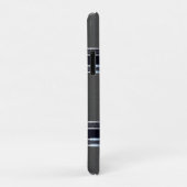 Metallgrau, industriell geometrisch Case-Mate iPhone hülle (Hinten/Rechts)