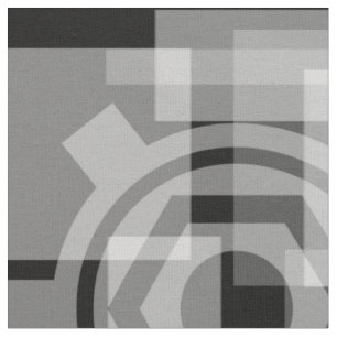 Metallgrauer geometrischer Stoff