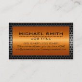 Metallgrenzenbau Edelstahl-Look #9 Visitenkarte (Rückseite)