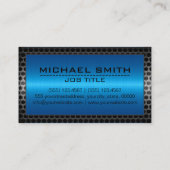 Metallgrenzenbau Elegant Steel Look #15 Visitenkarte (Rückseite)